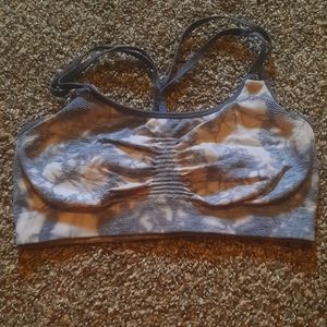 Champion Grey and White Marbled Sports Bra (no padding)